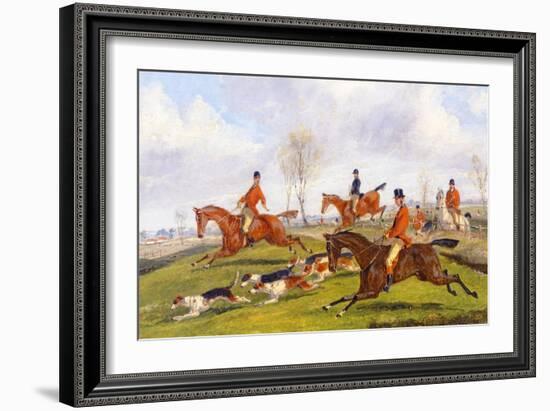 Hunting Scene-Henry Thomas Alken-Framed Giclee Print