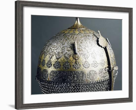 Hunting Scenes, Detail from Kolah-Khud in Steel-null-Framed Giclee Print