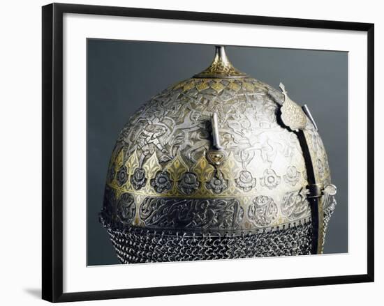 Hunting Scenes, Detail from Kolah-Khud in Steel-null-Framed Giclee Print