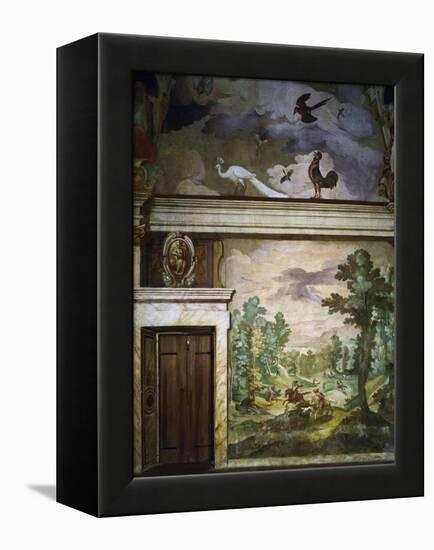 Hunting Scenes, Fresco-Antonio Tempesta-Framed Premier Image Canvas