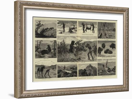 Hunting Sketches in Northern Wyoming-null-Framed Giclee Print