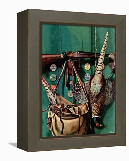 "Hunting still life," November 11, 1944-John Atherton-Framed Premier Image Canvas