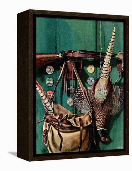 "Hunting still life," November 11, 1944-John Atherton-Framed Premier Image Canvas