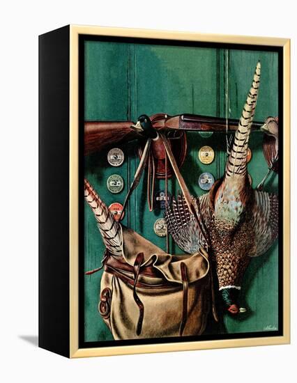 "Hunting still life," November 11, 1944-John Atherton-Framed Premier Image Canvas