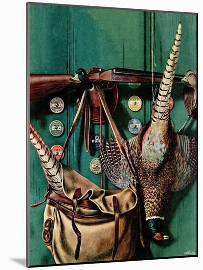 "Hunting still life," November 11, 1944-John Atherton-Mounted Giclee Print