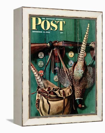 "Hunting still life," Saturday Evening Post Cover, November 11, 1944-John Atherton-Framed Premier Image Canvas