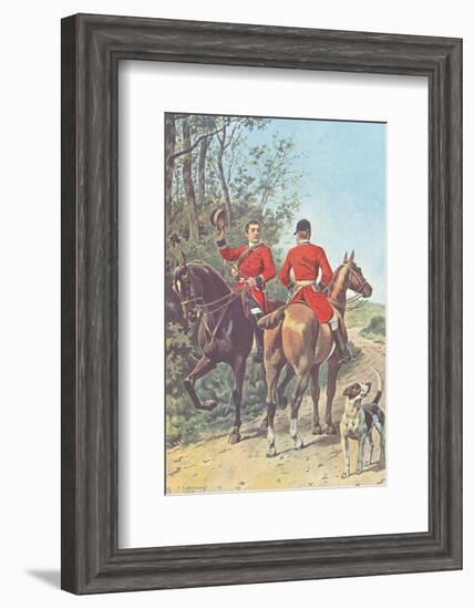 Hunting Team (1892)-J^ Condamy-Framed Art Print