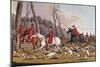 Hunting: “” the Fox Hunt”” English Lithography by Henri Alken (1774-1850) 19Th Century Paris, B.N.-Henry Thomas Alken-Mounted Giclee Print