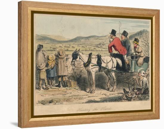 Hunting the Hounds, 1865-John Leech-Framed Premier Image Canvas