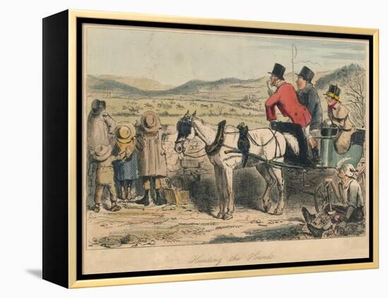 Hunting the Hounds, 1865-John Leech-Framed Premier Image Canvas