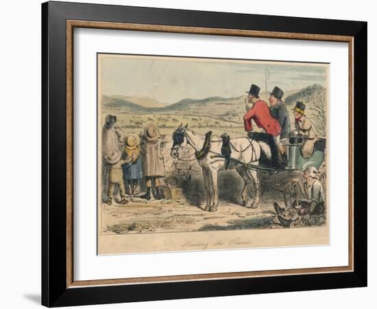 Hunting the Hounds, 1865-John Leech-Framed Giclee Print