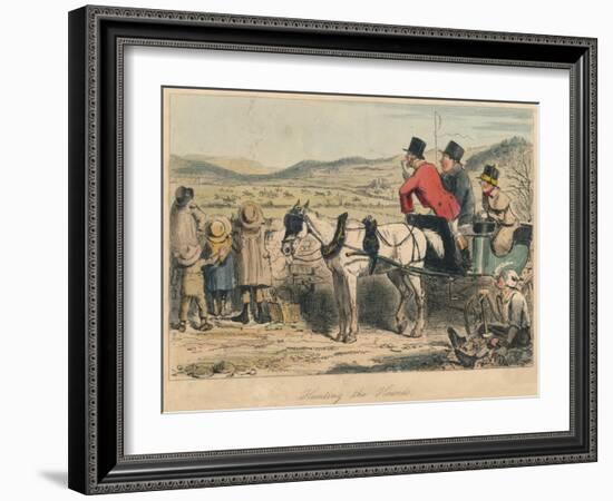 Hunting the Hounds, 1865-John Leech-Framed Giclee Print