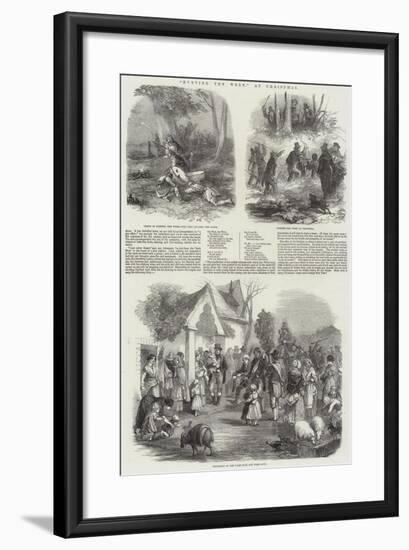 Hunting the Wren, at Christmas-null-Framed Giclee Print