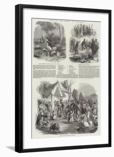 Hunting the Wren, at Christmas-null-Framed Giclee Print