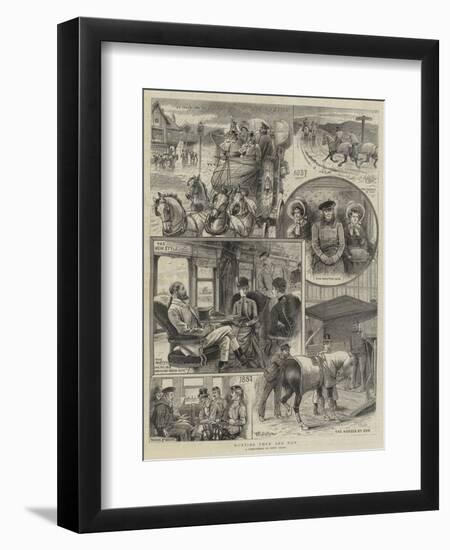 Hunting, Then and Now-William Ralston-Framed Giclee Print