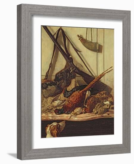 Hunting Trophies, 1862-Claude Monet-Framed Giclee Print