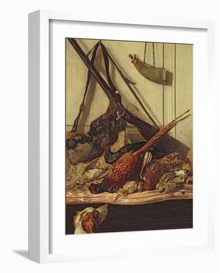 Hunting Trophies, 1862-Claude Monet-Framed Giclee Print