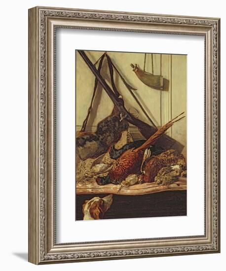 Hunting Trophies, 1862-Claude Monet-Framed Giclee Print