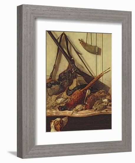 Hunting Trophies, 1862-Claude Monet-Framed Giclee Print