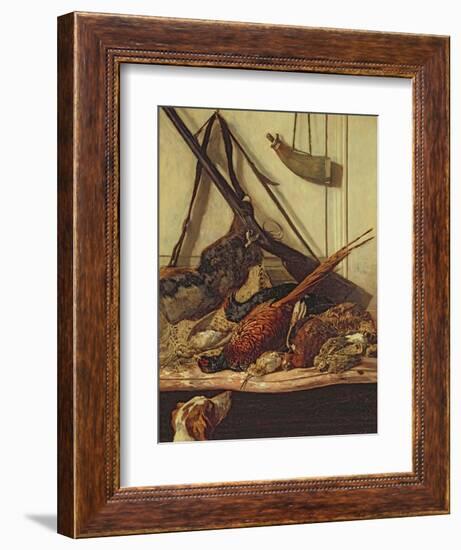 Hunting Trophies, 1862-Claude Monet-Framed Giclee Print