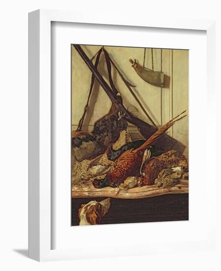 Hunting Trophies, 1862-Claude Monet-Framed Giclee Print