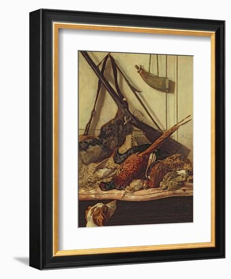 Hunting Trophies, 1862-Claude Monet-Framed Giclee Print