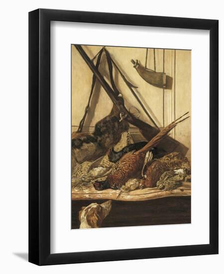 Hunting Trophies-Claude Monet-Framed Art Print