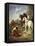 Hunting with Falcons in Algeria before 1863-Eugene Fromentin-Framed Premier Image Canvas