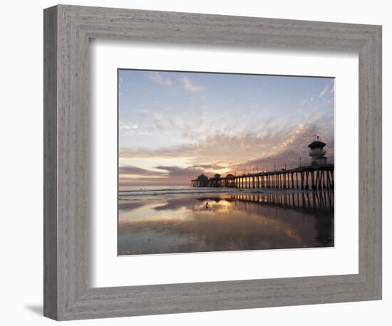 Huntington Beach Pier, California, United States of America, North America-Sergio Pitamitz-Framed Photographic Print