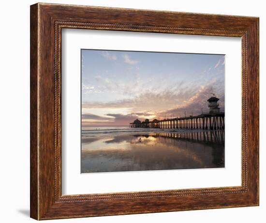 Huntington Beach Pier, California, United States of America, North America-Sergio Pitamitz-Framed Photographic Print