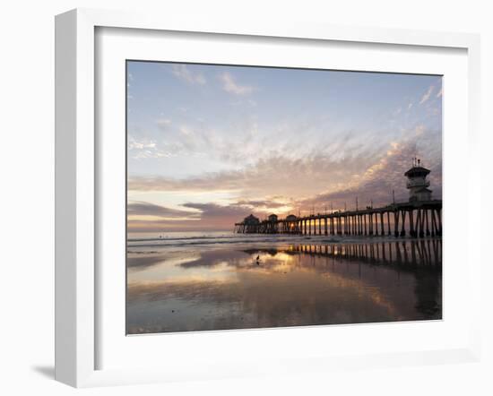 Huntington Beach Pier, California, United States of America, North America-Sergio Pitamitz-Framed Photographic Print