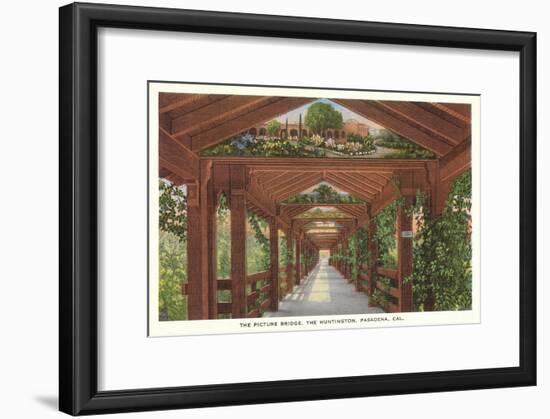 Huntington Library Grounds, San Marino, California-null-Framed Art Print