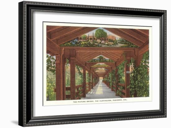 Huntington Library Grounds, San Marino, California-null-Framed Art Print