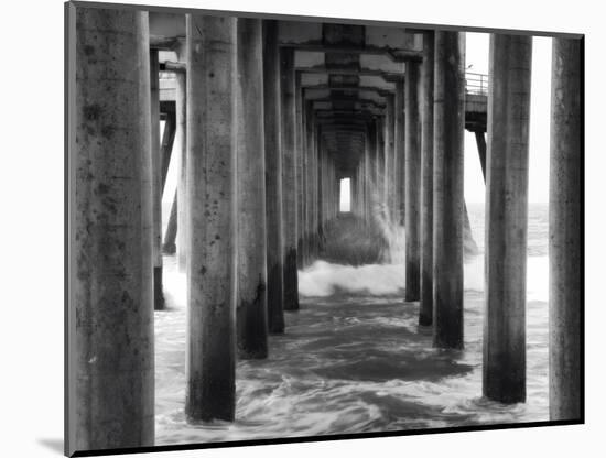 Huntington Pier 1-John Gusky-Mounted Photographic Print