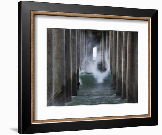 Huntington Pier 2-John Gusky-Framed Photographic Print