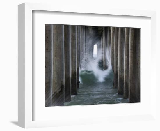 Huntington Pier 2-John Gusky-Framed Photographic Print
