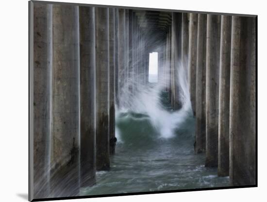 Huntington Pier 2-John Gusky-Mounted Photographic Print