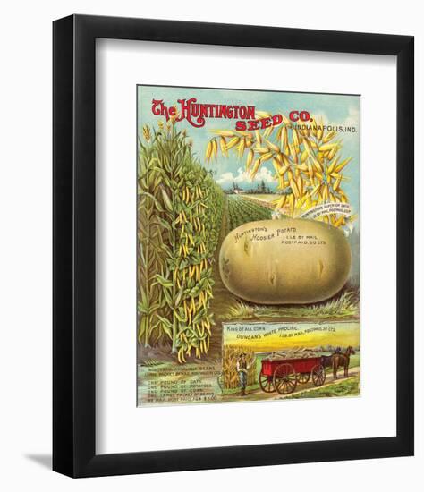 Huntington Seed Indianapolis-null-Framed Art Print