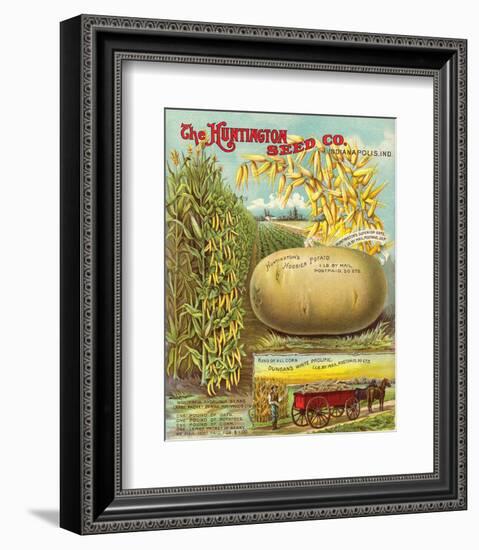 Huntington Seed Indianapolis-null-Framed Art Print