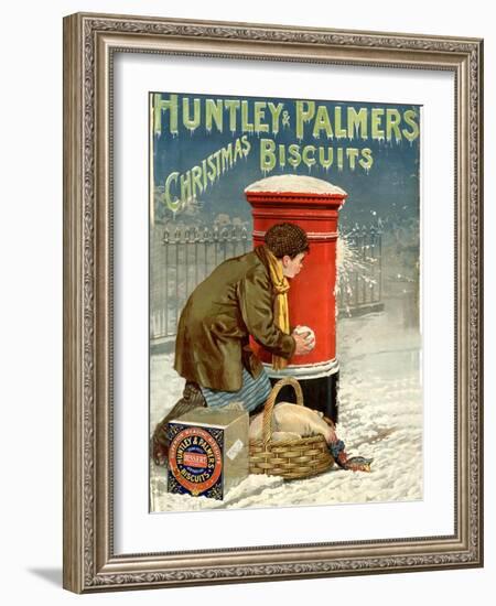 Huntley and Palmers, Biscuits Post Boxes, Snowballs, UK, 1890-null-Framed Giclee Print