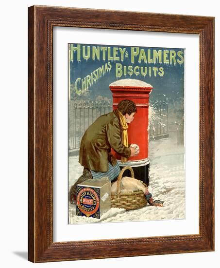 Huntley and Palmers, Biscuits Post Boxes, Snowballs, UK, 1890-null-Framed Giclee Print