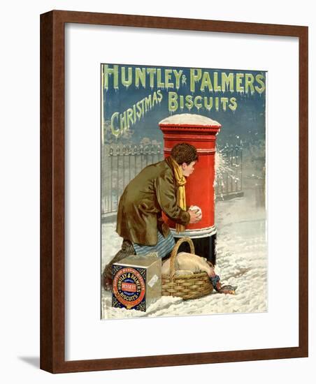 Huntley and Palmers, Biscuits Post Boxes, Snowballs, UK, 1890-null-Framed Giclee Print