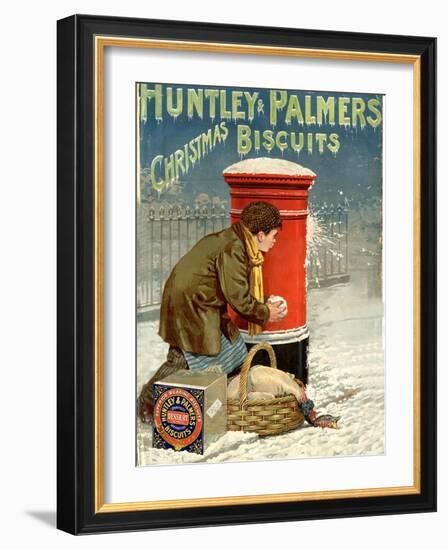 Huntley and Palmers, Biscuits Post Boxes, Snowballs, UK, 1890-null-Framed Giclee Print