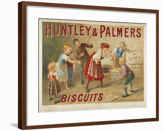 Huntley and Palmers, biscuits. Reading and London. Grand prize, Paris 1878-null-Framed Giclee Print