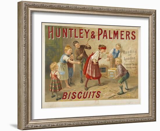 Huntley and Palmers, biscuits. Reading and London. Grand prize, Paris 1878-null-Framed Giclee Print