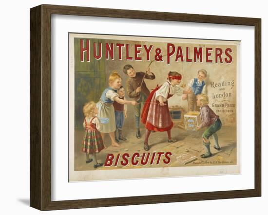 Huntley and Palmers, biscuits. Reading and London. Grand prize, Paris 1878-null-Framed Giclee Print