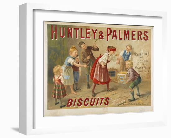 Huntley and Palmers, biscuits. Reading and London. Grand prize, Paris 1878-null-Framed Giclee Print