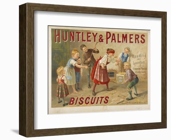 Huntley and Palmers, biscuits. Reading and London. Grand prize, Paris 1878-null-Framed Giclee Print