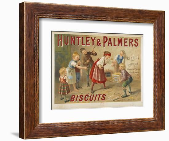 Huntley and Palmers, biscuits. Reading and London. Grand prize, Paris 1878-null-Framed Giclee Print