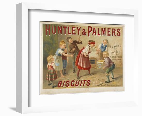 Huntley and Palmers, biscuits. Reading and London. Grand prize, Paris 1878-null-Framed Giclee Print